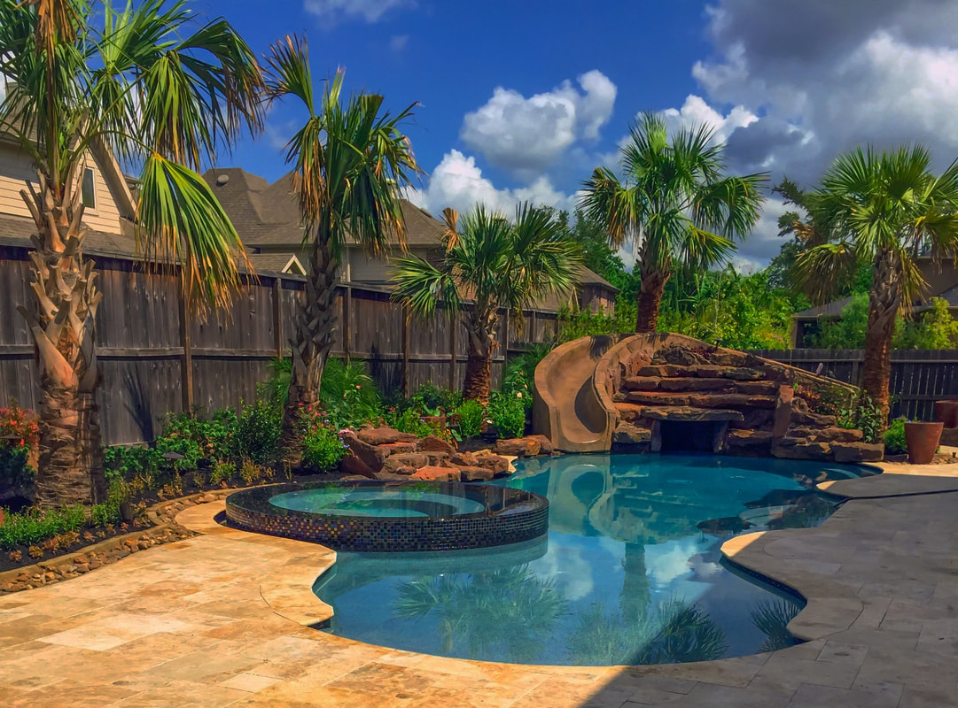 Houston Pool And Yard Landscaping Ideas, Pool And Landscaping